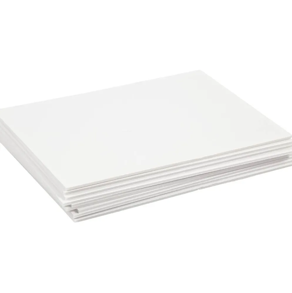 Skumkartong, A4, ark 210x297 mm, tjocklek 3 mm, vit, 10 ark/ 1 förp.