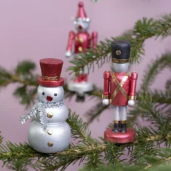 Snögubbe, H: 7,8 cm, Dia. 3,3 cm, 1 st.