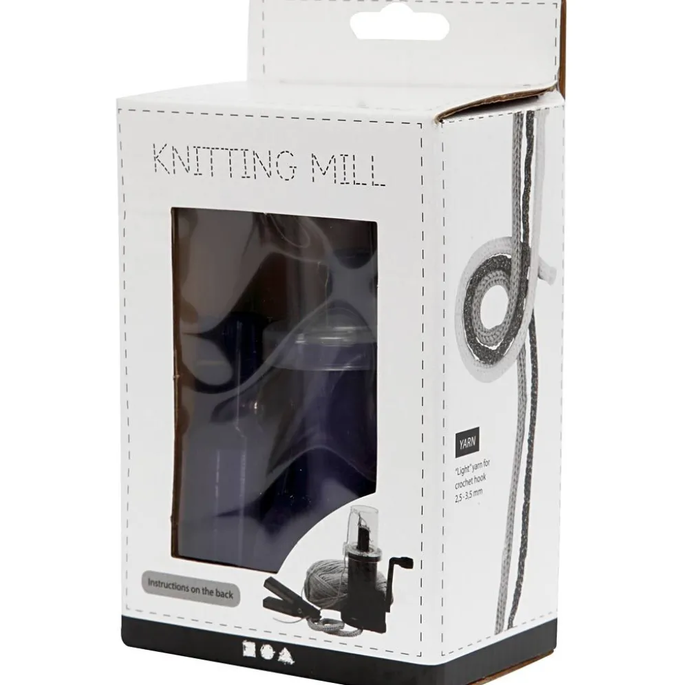 Snoddmaskin knitting mill, H: 13,5 cm, B: 5,5 cm, 1 st.