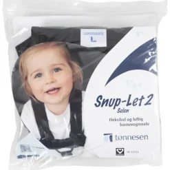 Snup-Let 2-barnvagnssele, svart, 1 st.