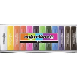Soft Color Stick, L: 8 cm, mixade färger, 6,5 g, 120 st./ 1 förp.