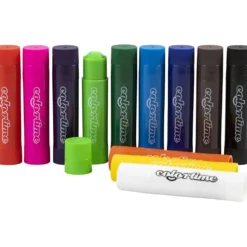 Soft Color Stick, L: 8 cm, mixade färger, 6,5 g, 120 st./ 1 förp.