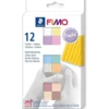 Soft Fimo Effect Paste Set, pastellfärger, 12x25 g/ 1 förp.