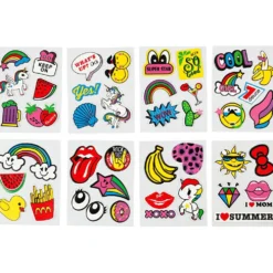 Soft Stickers, ark 12,2x17,75 cm, 8 ark/ 1 förp.
