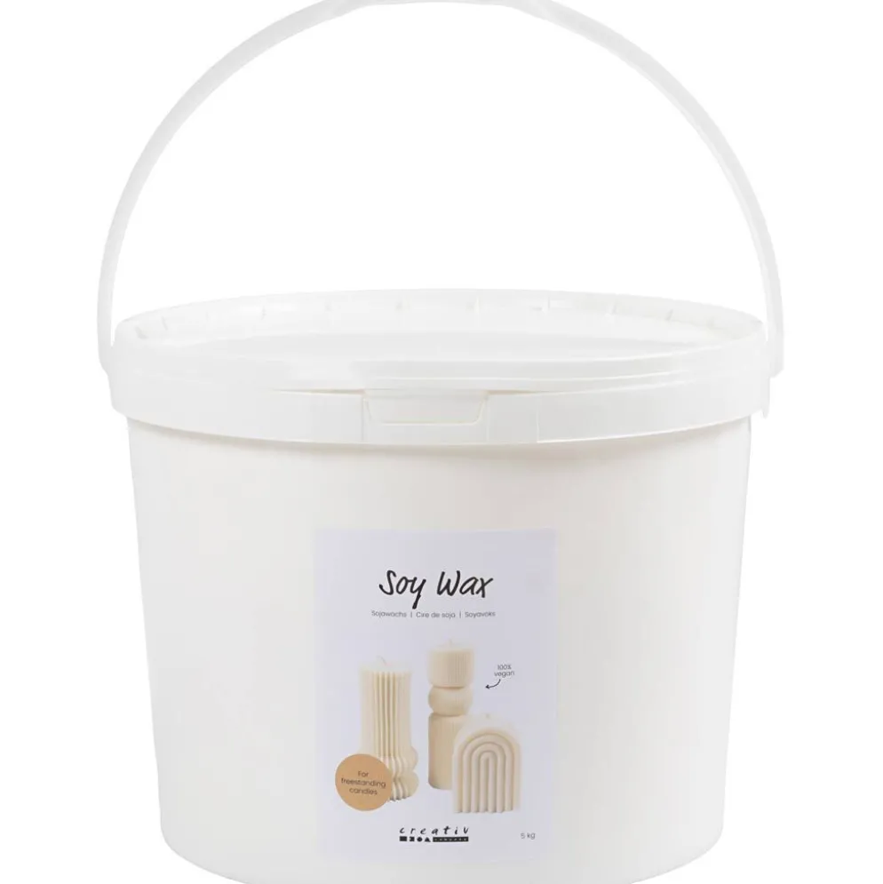 Sojavax, För fristående ljus, cream, 5 kg/ 1 förp.