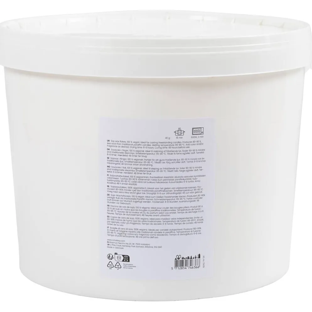 Sojavax, För fristående ljus, cream, 5 kg/ 1 förp.
