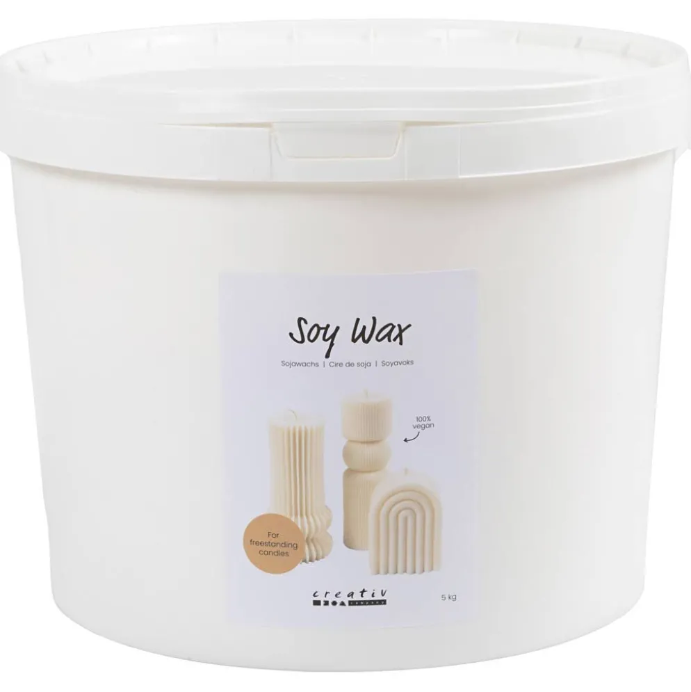 Sojavax, För fristående ljus, cream, 5 kg/ 1 förp.