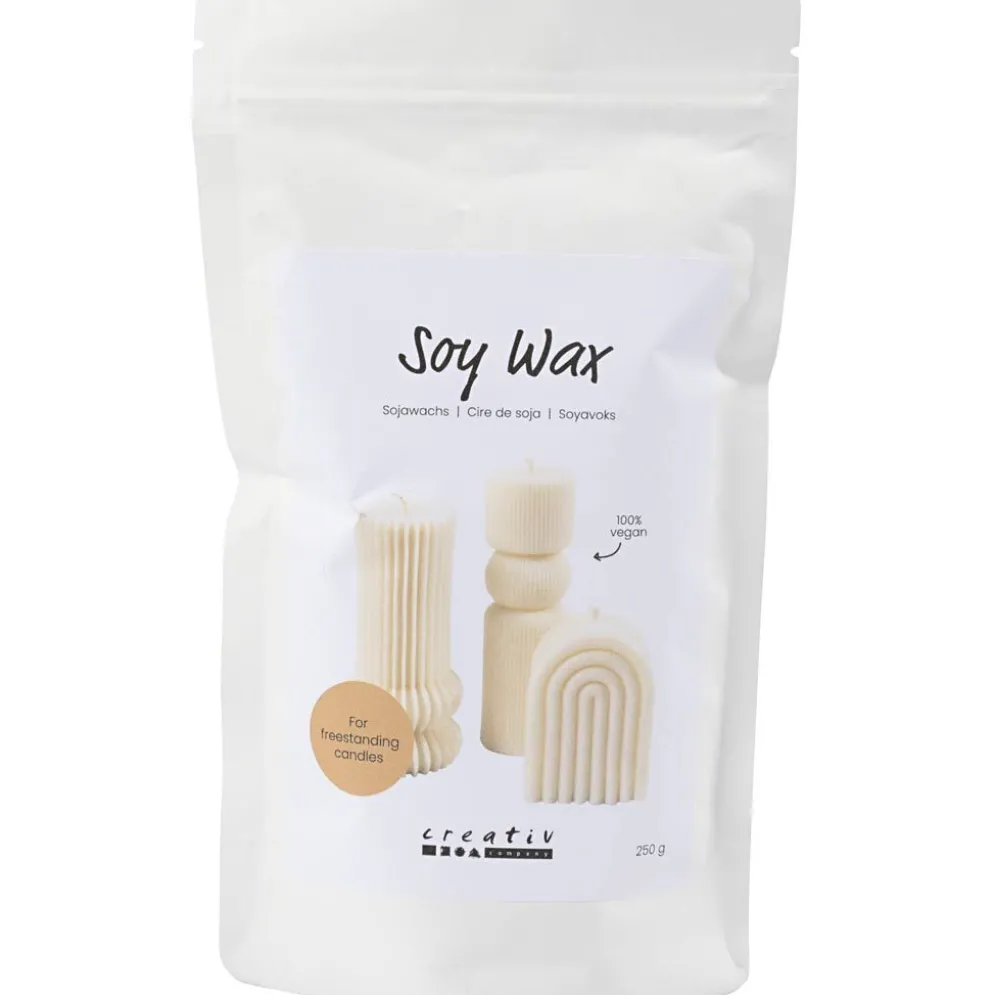 Sojavax, För fristående ljus, cream, 250 g/ 1 förp.
