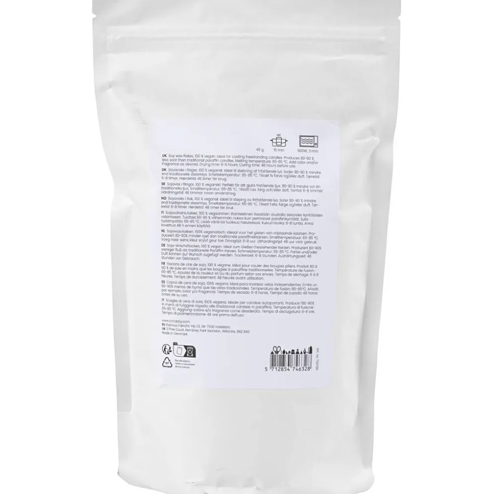 Sojavax, För fristående ljus, cream, 500 g/ 1 förp.