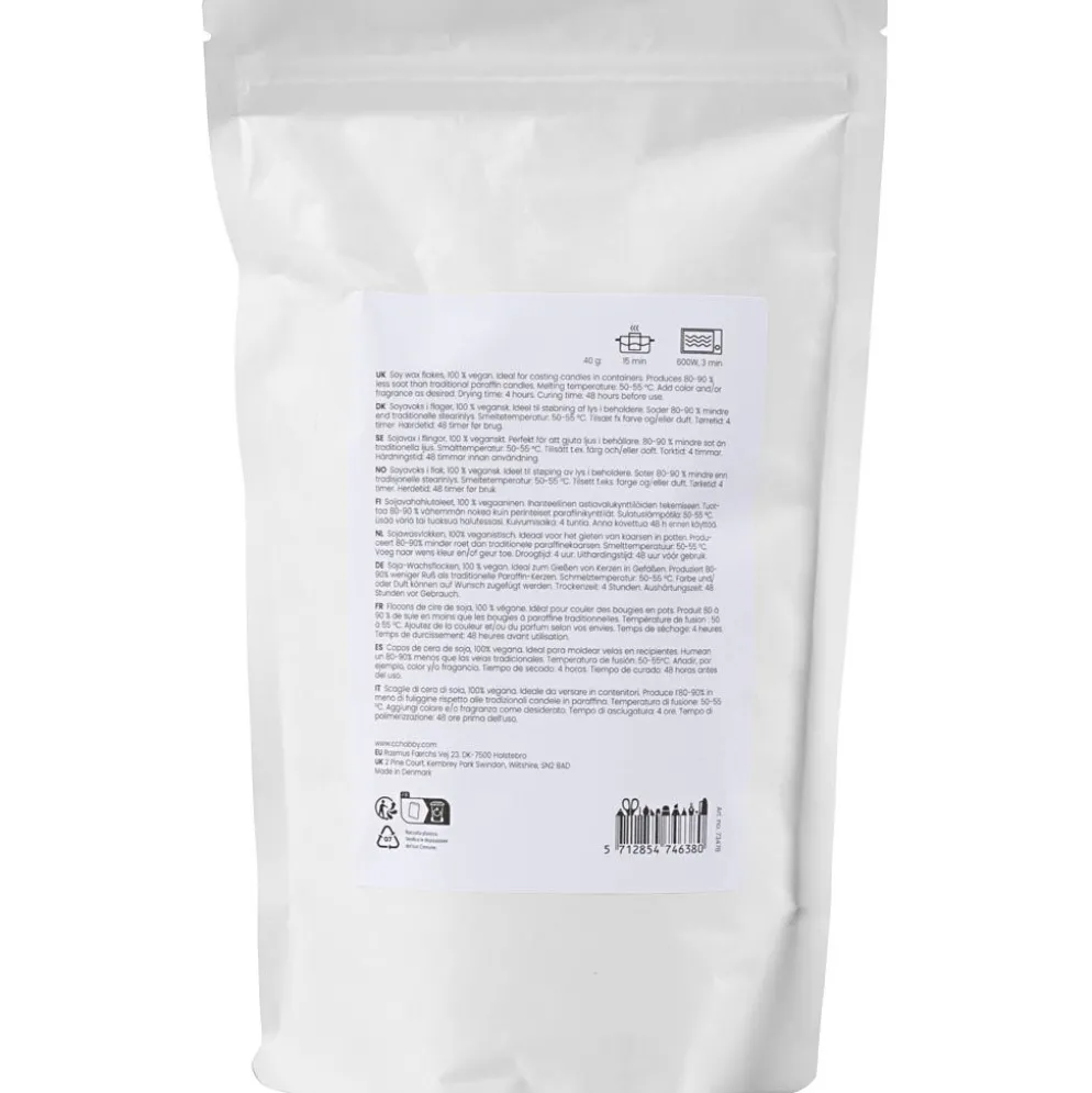 Sojavax, För ljus i behållare, cream, 500 g/ 1 förp.
