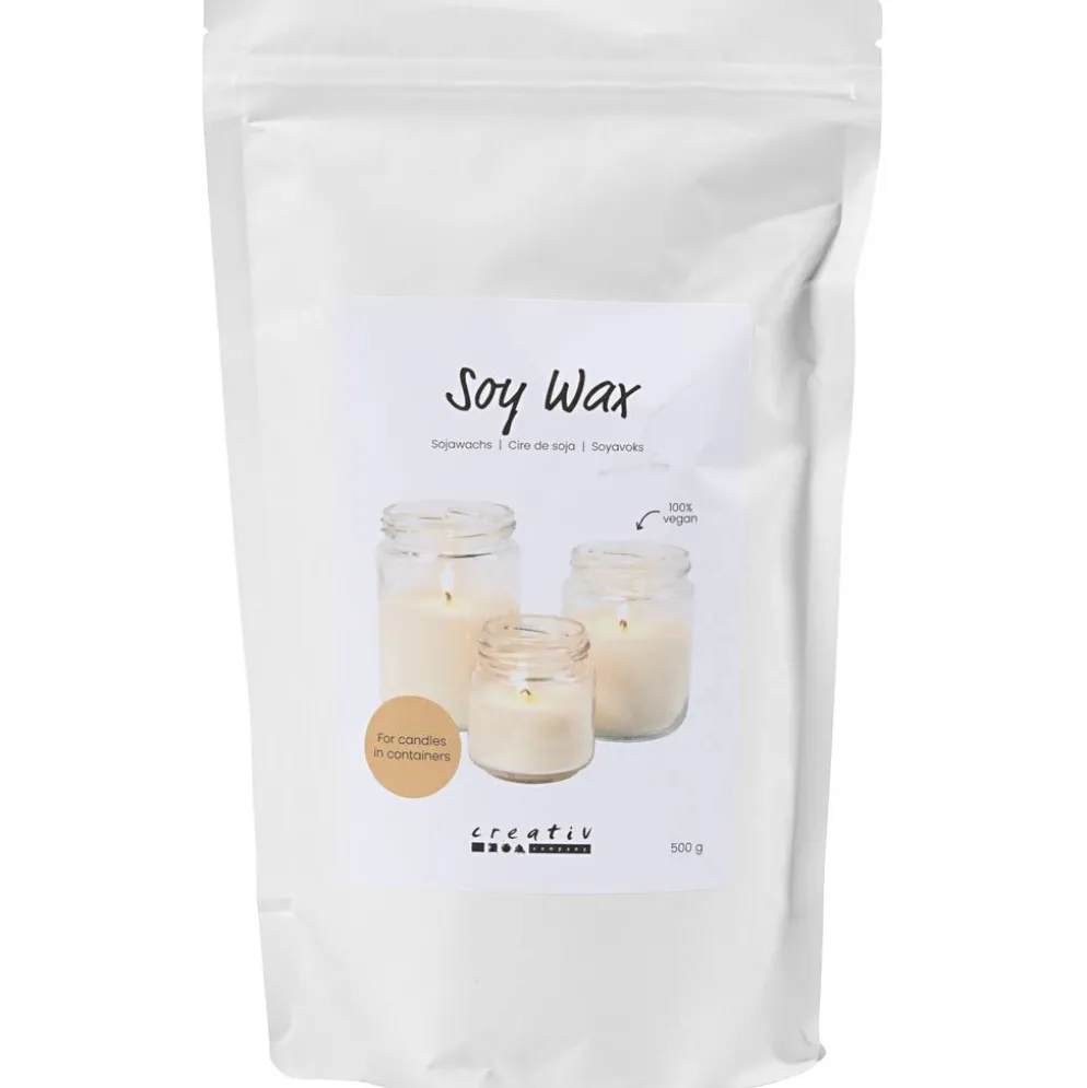Sojavax, För ljus i behållare, cream, 500 g/ 1 förp.
