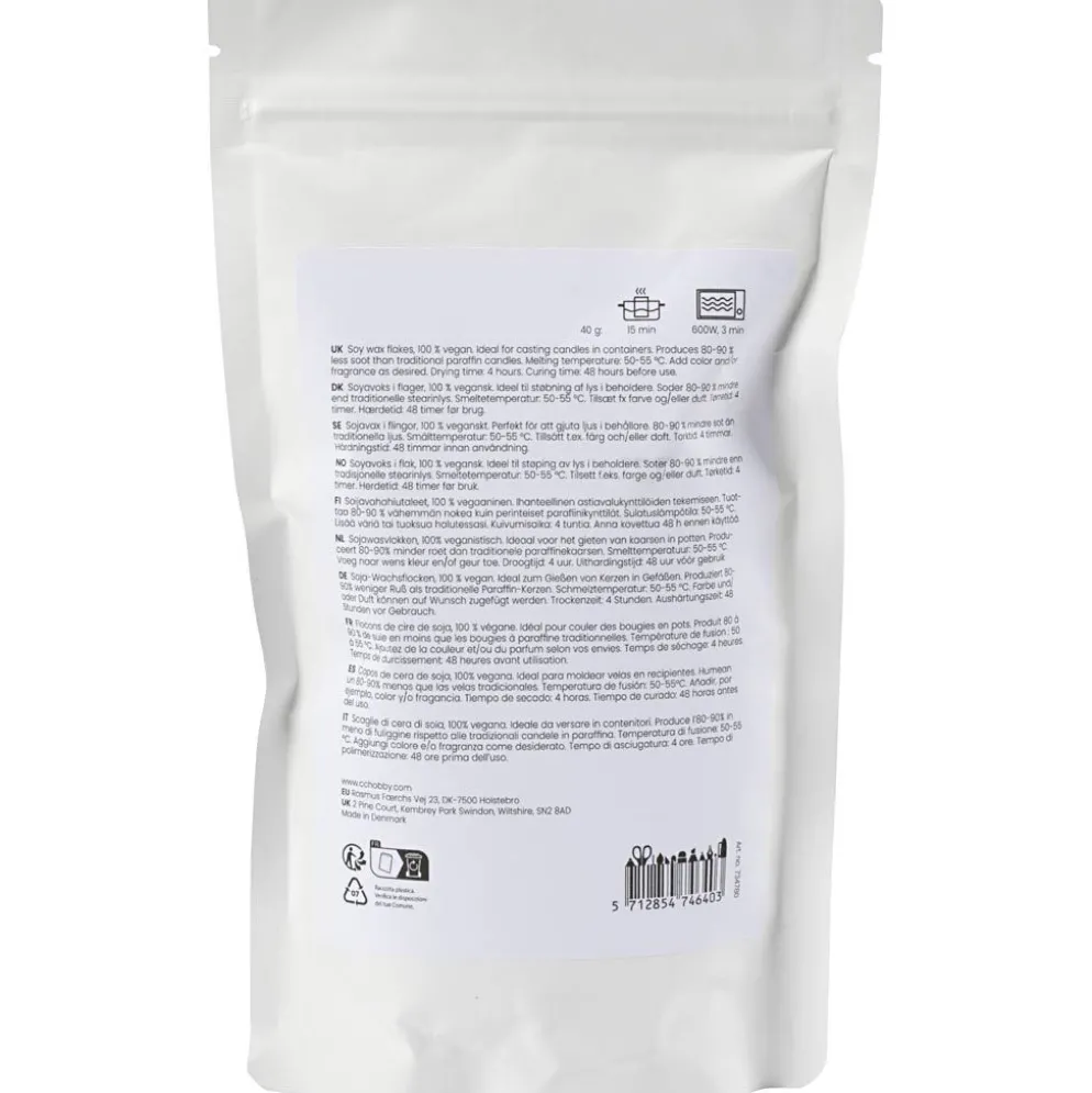 Sojavax, För ljus i behållare, cream, 250 g/ 1 förp.