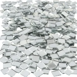 Spegelmosaik, stl. 10x10 mm, tjocklek 2 mm, 500 st./ 1 förp.