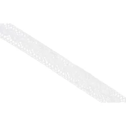 Spetsband, B: 30 mm, vit, 10 m/ 1 rl.