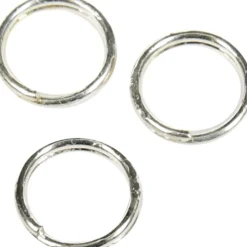 Splitring, Dia. 5 mm, försilvrad, 30 st./ 1 förp.