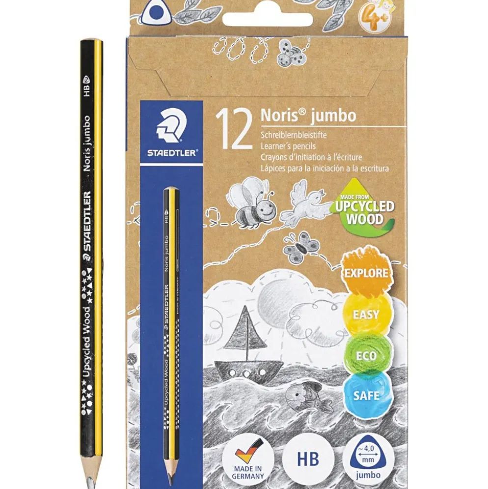 STAEDTLER JUMBO-blyertspenna, HB, 72 st./ 1 förp.