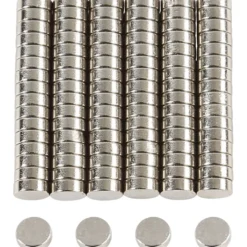 Stark magnet ”NdFeB” , Dia. 5 mm, tjocklek 2 mm, 100 st./ 1 förp.