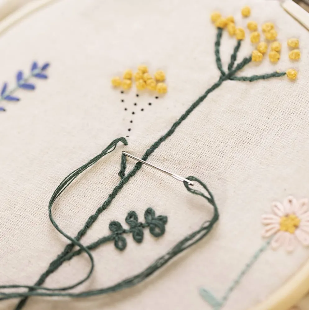Start DIY Kit Broderi, Blommor, 1 förp.