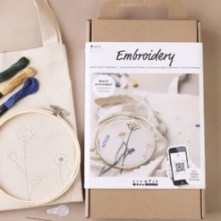 Start DIY Kit Broderi, Blommor, 1 förp.
