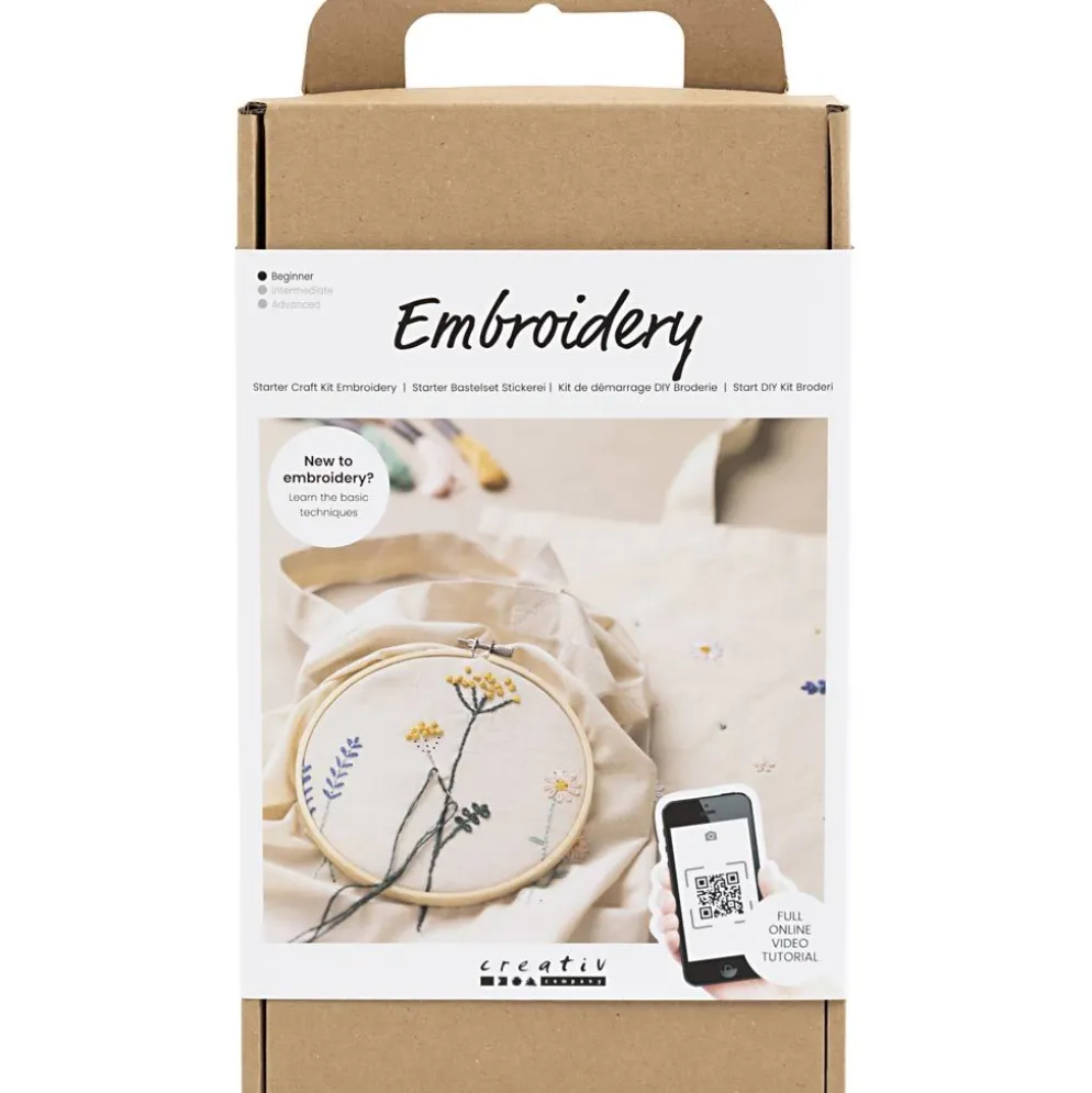 Start DIY Kit Broderi, Blommor, 1 förp.