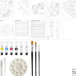 Start DIY Kit Gouache, Målningar, mixade färger, 1 förp.
