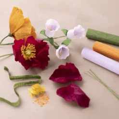 Start DIY Kit Kräppapper, mixade färger, 1 förp.