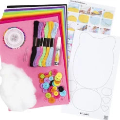 Start DIY Kit Sömnad, Nallebjörnar, 1 förp.