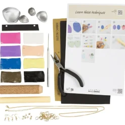 Start DIY Kit Smyckeslera, Smycken, mixade färger, 1 förp.