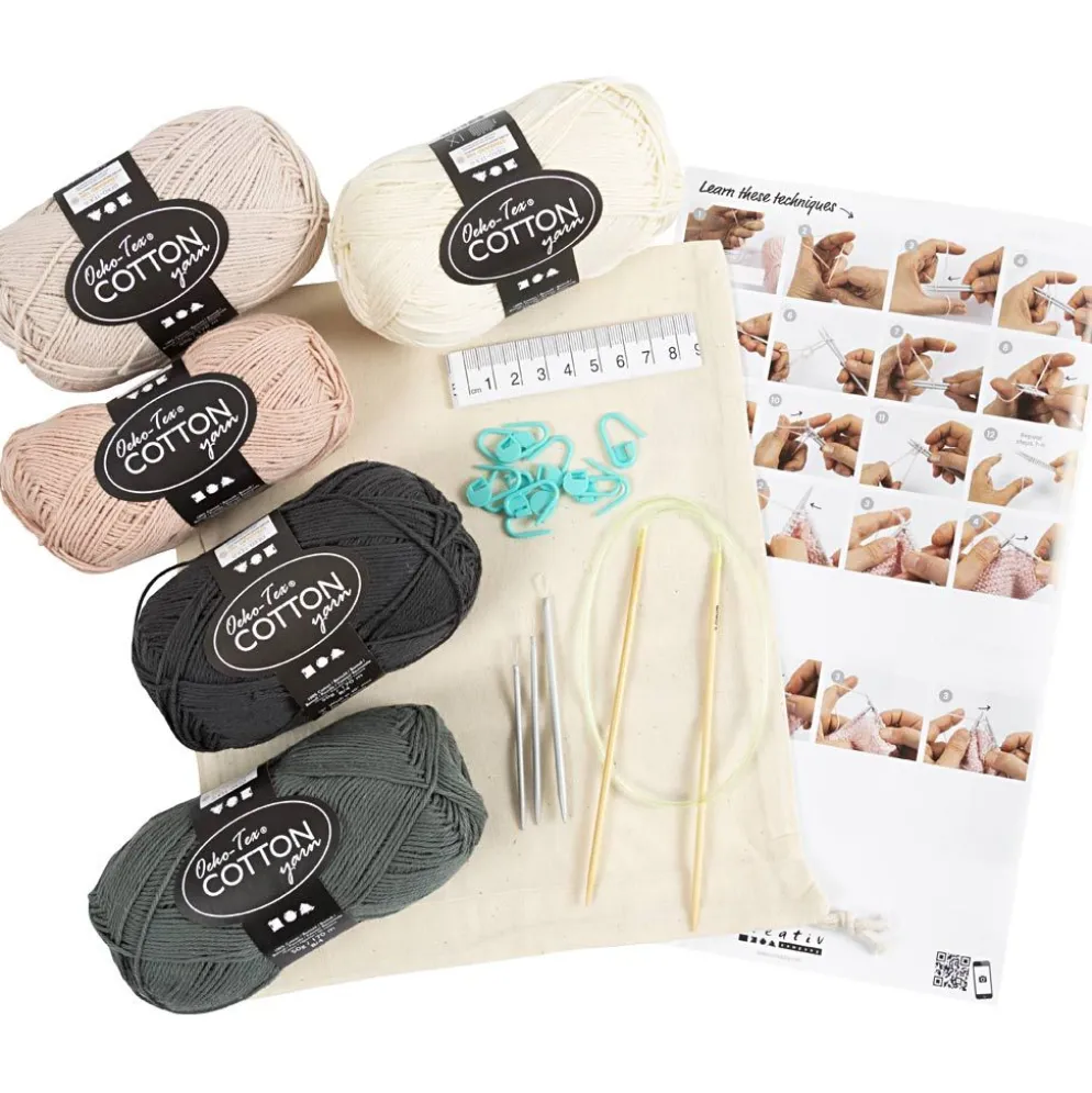 Start DIY Kit Stickning, 1 förp.