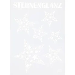 Stencil, stjärnglans, A4, ark 210x297 mm, 1 st.