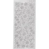 Stickers, snöflingor, ark 10x23 cm, silver, 1 ark