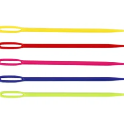 Sticknålar, L: 7 cm, mixade färger, 5 st./ 1 förp.