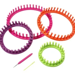 Stickringar, Dia. 12-17-22-27 cm, 1 set