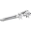 Stjärnstrimlor, B: 25 mm, silverglitter, silver metall, 100 st./ 1 förp.