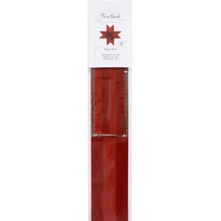 Stjärnstrimlor, L: 44+78 cm, B: 15+25 mm, Dia. 6,5+11,5 cm, glitter,lack, röd, 40 strimlor/ 1 förp.