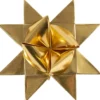 Stjärnstrimlor, L: 73 cm, B: 25 mm, Dia. 11,5 cm, metallguld, 50 st./ 1 förp.