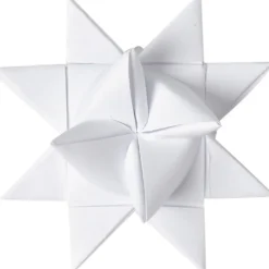 Stjärnstrimlor, L: 45 cm, B: 10 mm, Dia. 4,5 cm, vit, 500 strimlor/ 1 förp.