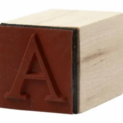 Stämplar, stl. 20x20 mm, ca. 15 mm, 45 st./ 1 förp.