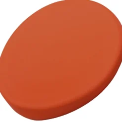 Stolklädsel för plastpall, Dia. 26 cm, orange, 1 st.