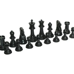Stora schackpjäser, H: 11-20 cm, Dia. 8-9,5 cm, 32 st./ 1 set