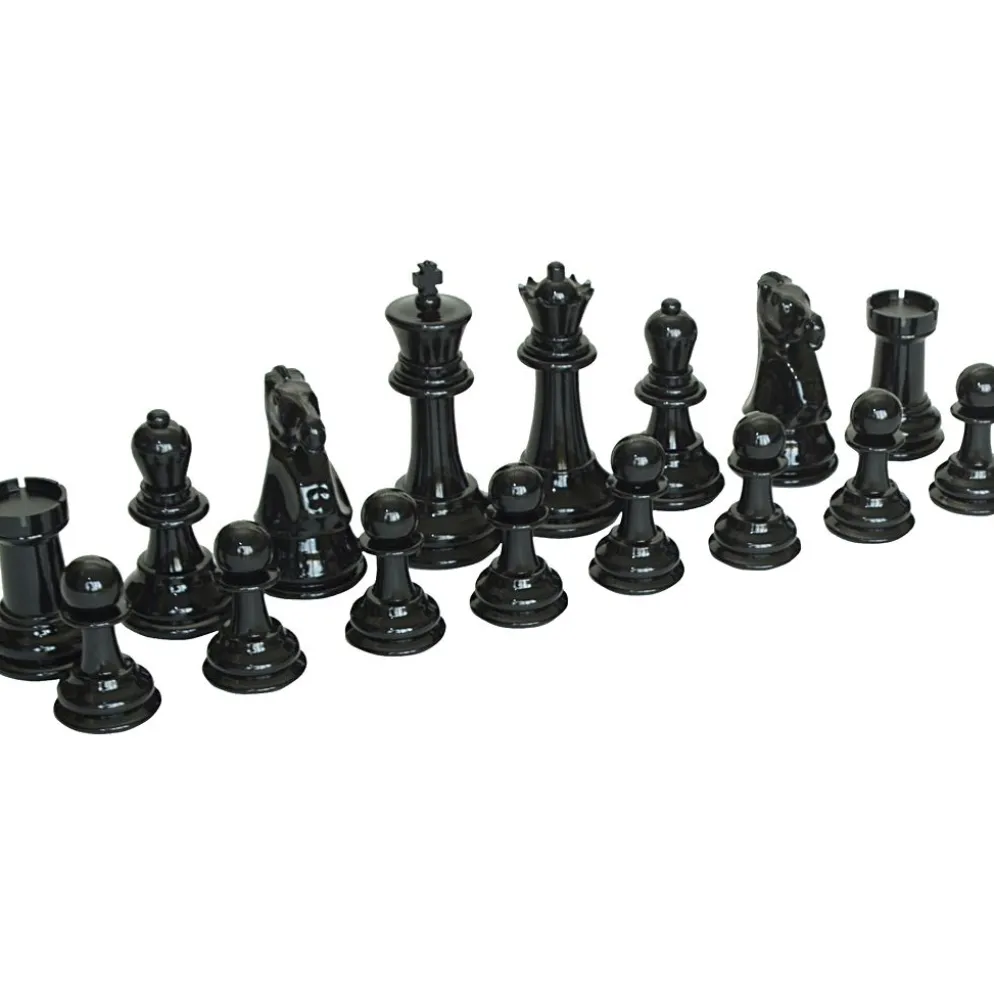 Stora schackpjäser, H: 11-20 cm, Dia. 8-9,5 cm, 32 st./ 1 set