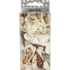 Strandsnäckor, stl. 9-40 mm, Hålstl. 1-1,5 mm, 120 g/ 1 förp.