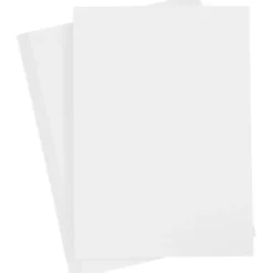 Strukturerad kartong, A4, ark 210x297 mm, 220 g, vit, 10 ark/ 1 förp.
