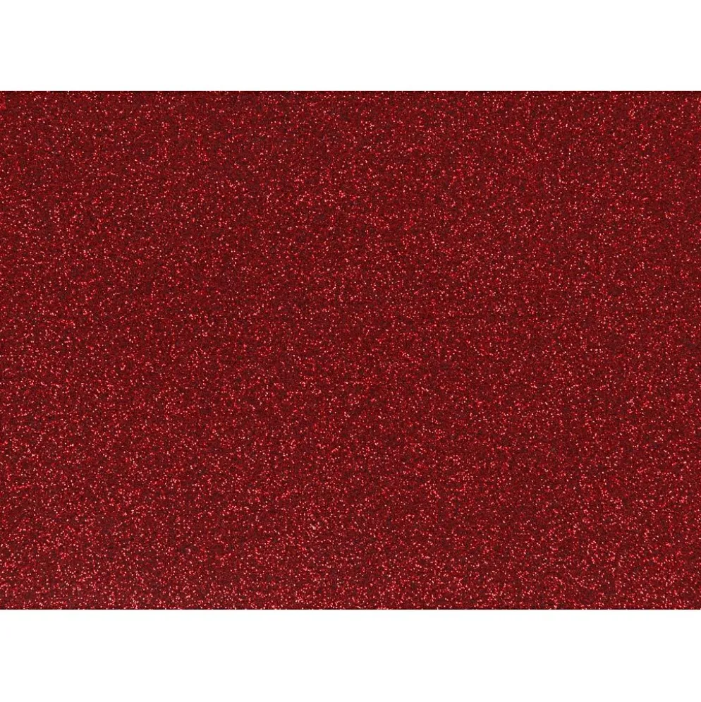 Stryktyg, A5, ark 148x210 mm, glitter, röd, 1 ark