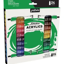 Studio akrylfärg, 24x12 ml/ 1 förp.