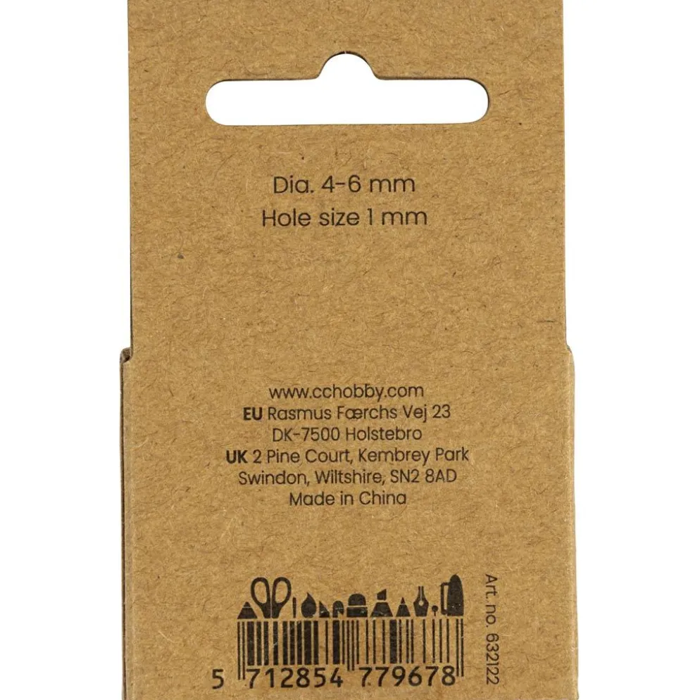 Sötvattenspärlor, Dia. 4-6 mm, Hålstl. 1 mm, Längsgående perforering, pärlemor, 55 st./ 1 förp.