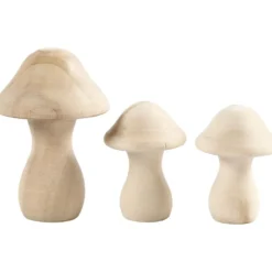 Svampar, Dia. 3,3+4,5 cm, stl. 4,5+6,5 cm, 3 st./ 1 förp.