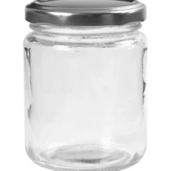 Syltburkar, H: 9,1 cm, Dia. 6,8 cm, 240 ml, transparent, 12 st./ 1 förp.