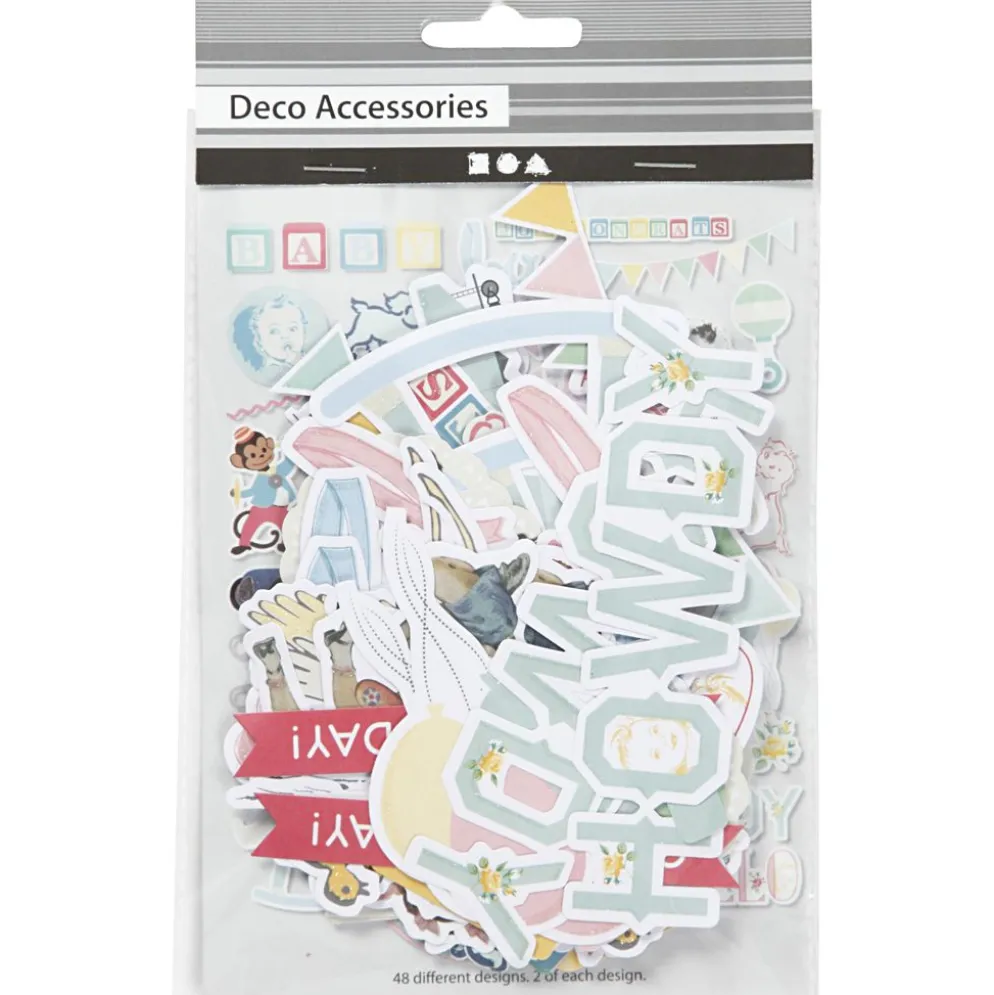 Tags, baby, stl. 15-125 mm, 120 g, 48x2 st./ 1 förp.