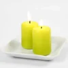 Tallrikar, stl. 12,7x12,7 cm, vit, 10 st./ 1 förp.